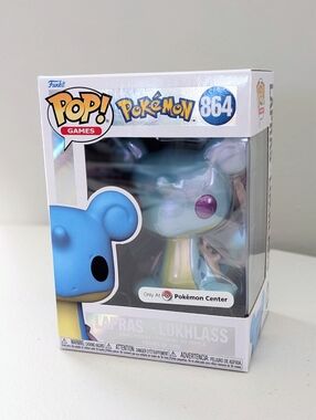 NEW Lapras Funko Pop Pearlescent Lapras Pokemon Center Exclusive Funko Pop